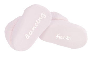 Socks pink dancing feet